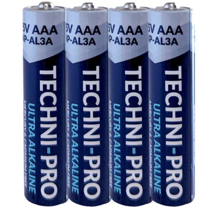 AAA Battery, 1.5v Ultra Alkaline Series, Non-Rechargeable, 4/pk